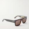 Square-Frame Acetate Sunglasses - FR