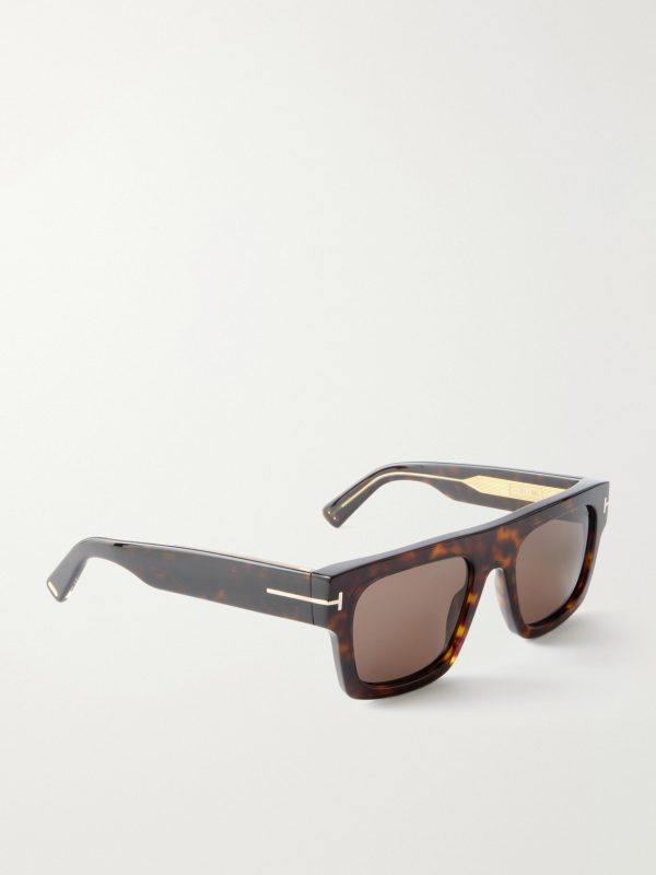 Square-Frame Acetate Sunglasses - FR