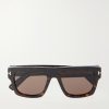 Square-Frame Acetate Sunglasses