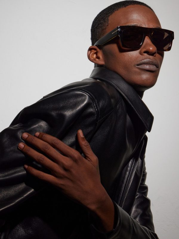 Square-Frame Acetate Sunglasses - OU