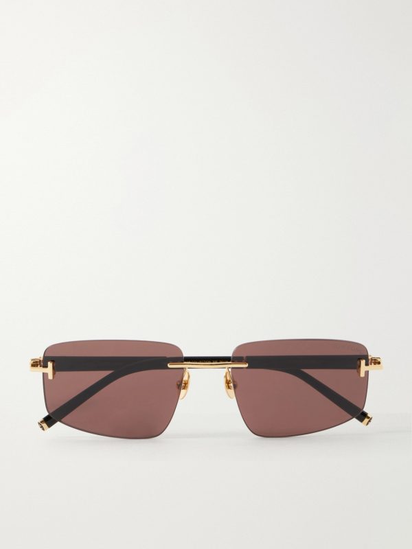 Square-Frame Titanium and Acetate Sunglasses Square-Frame Titanium and Acetate Sunglasses
