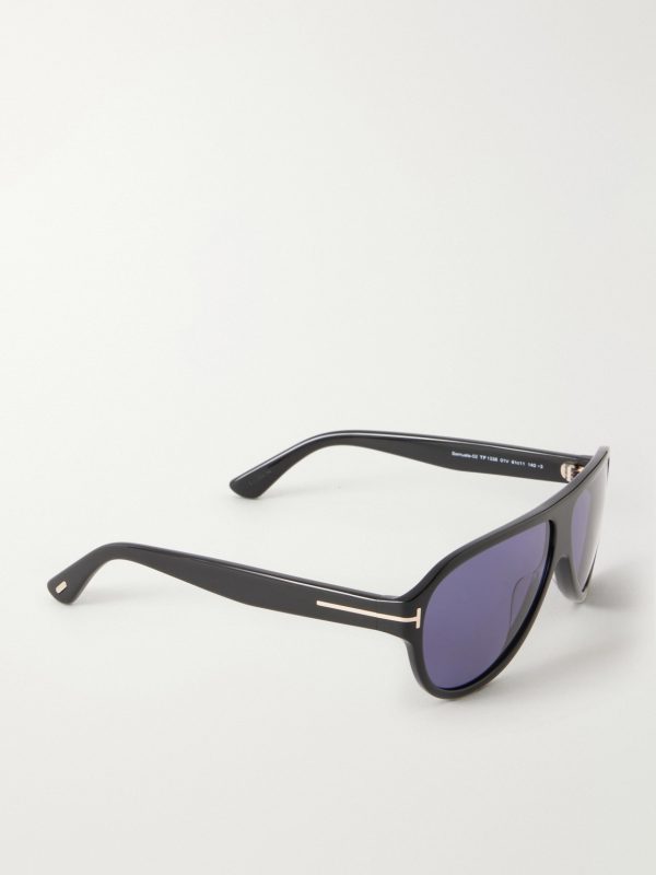Samuele 02 Aviator-Style Acetate Sunglasses - FR Samuele 02 Aviator-Style Acetate Sunglasses - FR