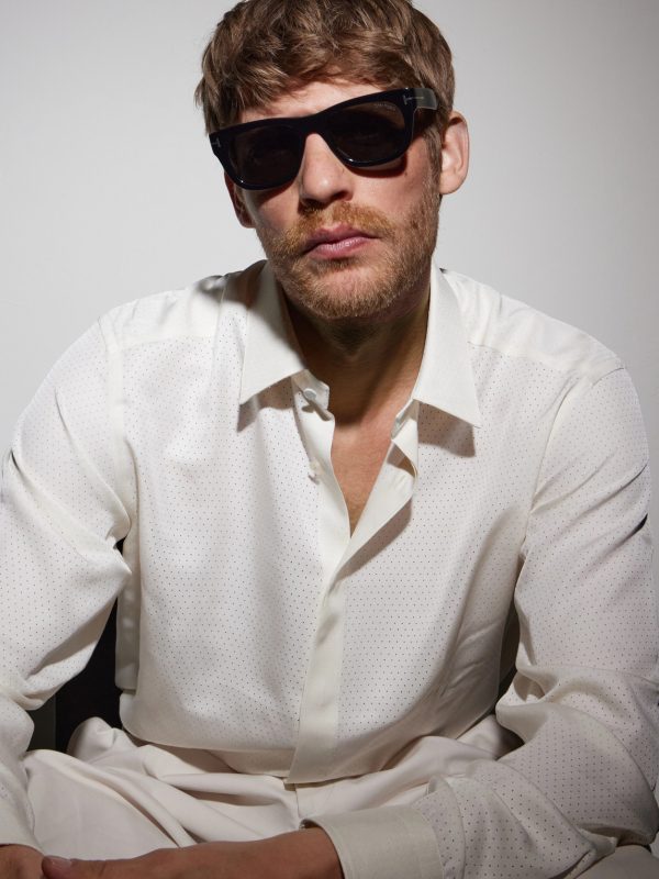 Marshall Rectangular-Frame Acetate Sunglasses - BK Marshall Rectangular-Frame Acetate Sunglasses - BK