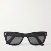 Marshall Rectangular-Frame Acetate Sunglasses Marshall Rectangular-Frame Acetate Sunglasses