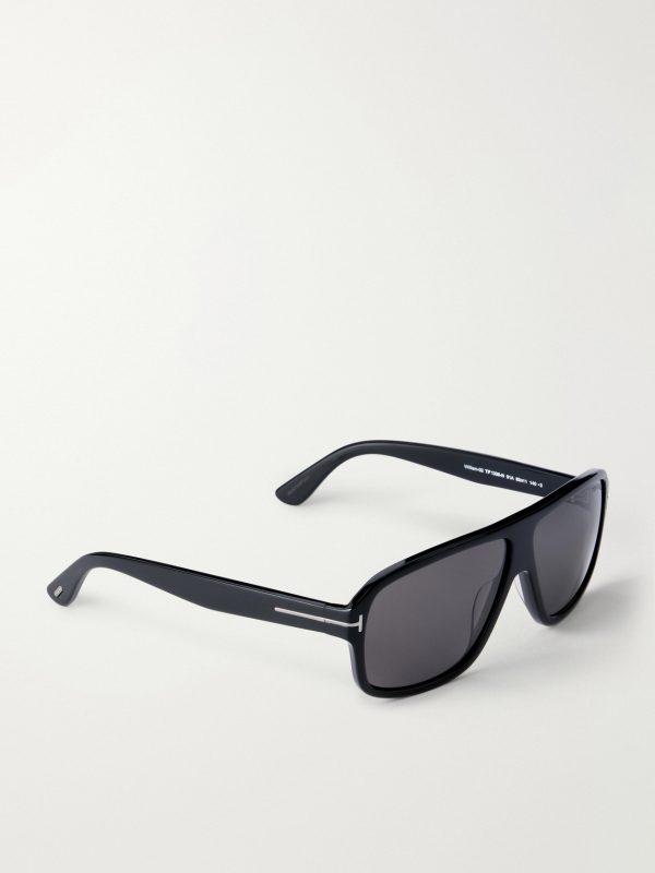 William 02 Aviator-Style Acetate Sunglasses - FR William 02 Aviator-Style Acetate Sunglasses - FR
