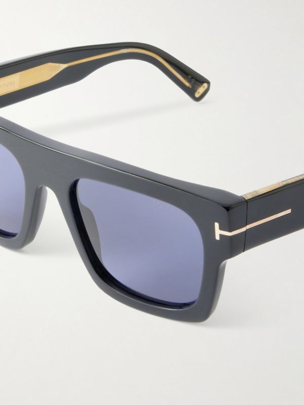 Square-Frame Acetate Sunglasses - CU
