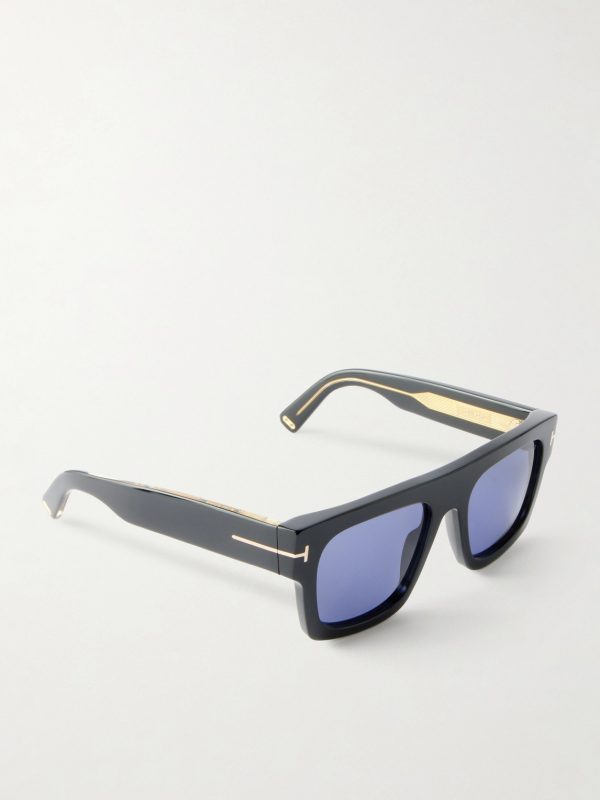 Square-Frame Acetate Sunglasses - FR