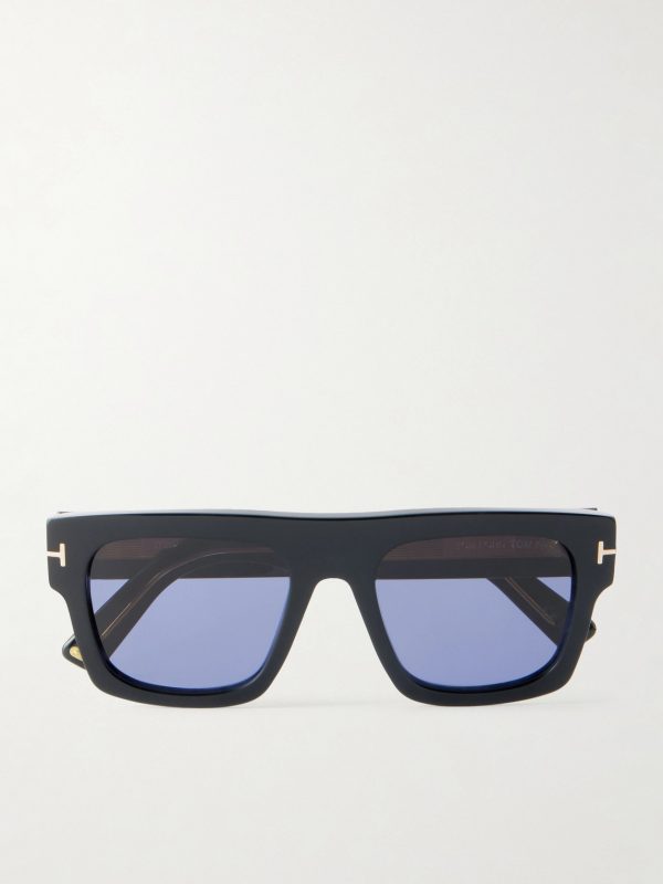 Square-Frame Acetate Sunglasses