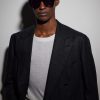 Square-Frame Acetate Sunglasses - OU