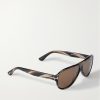 Samuele 02 Pilot Acetate Sunglasses - FR Samuele 02 Pilot Acetate Sunglasses - FR