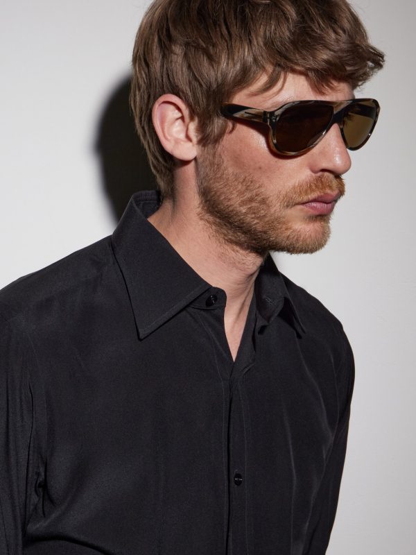 Samuele 02 Pilot Acetate Sunglasses - OU Samuele 02 Pilot Acetate Sunglasses - OU
