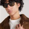 Marshall Rectangular-Frame Tortoiseshell Acetate Sunglasses - OU Marshall Rectangular-Frame Tortoiseshell Acetate Sunglasses - OU