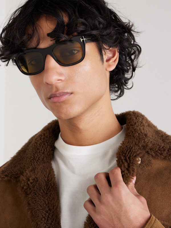 Marshall Rectangular-Frame Tortoiseshell Acetate Sunglasses - OU Marshall Rectangular-Frame Tortoiseshell Acetate Sunglasses - OU