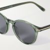 Prescott Round-Frame Acetate Sunglasses - CU