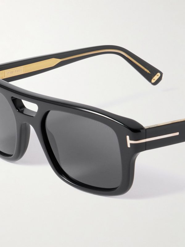 Navigator Aviator-Style Acetate Sunglasses - CU Navigator Aviator-Style Acetate Sunglasses - CU