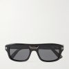 Navigator Aviator-Style Acetate Sunglasses Navigator Aviator-Style Acetate Sunglasses