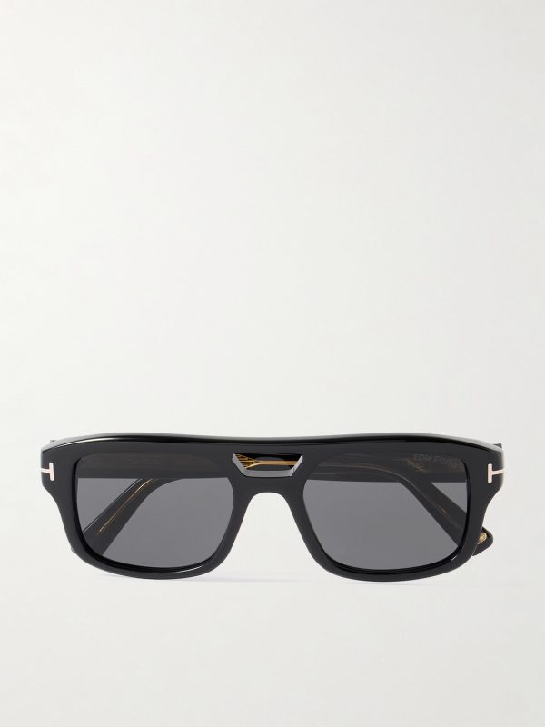 Navigator Aviator-Style Acetate Sunglasses Navigator Aviator-Style Acetate Sunglasses