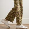 Super-Star Distressed Suede-Trimmed Leather Sneakers - OU Super-Star Distressed Suede-Trimmed Leather Sneakers - OU