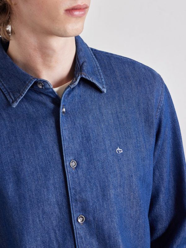 Tomlin Embroidered Denim Shirt - CU Tomlin Embroidered Denim Shirt - CU