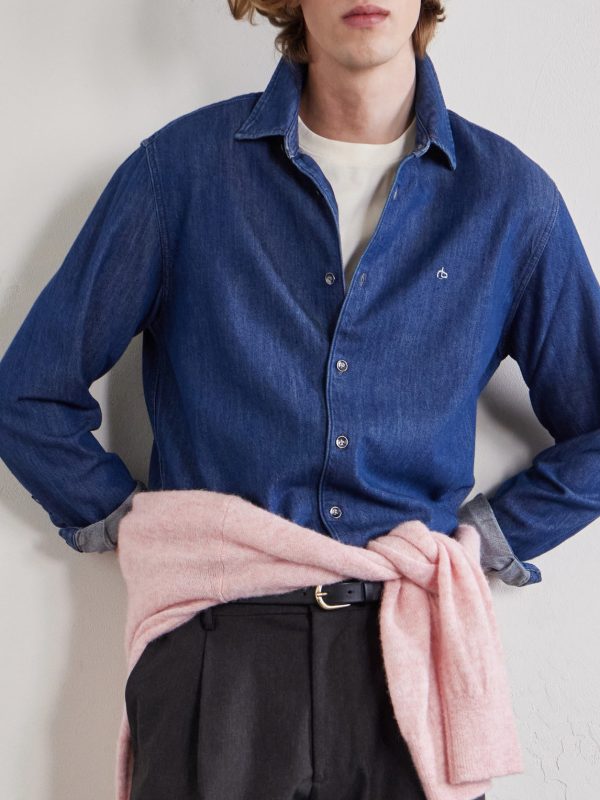 Tomlin Embroidered Denim Shirt - E1 Tomlin Embroidered Denim Shirt - E1