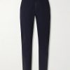 Straight-Leg Cotton-Blend Trousers Straight-Leg Cotton-Blend Trousers