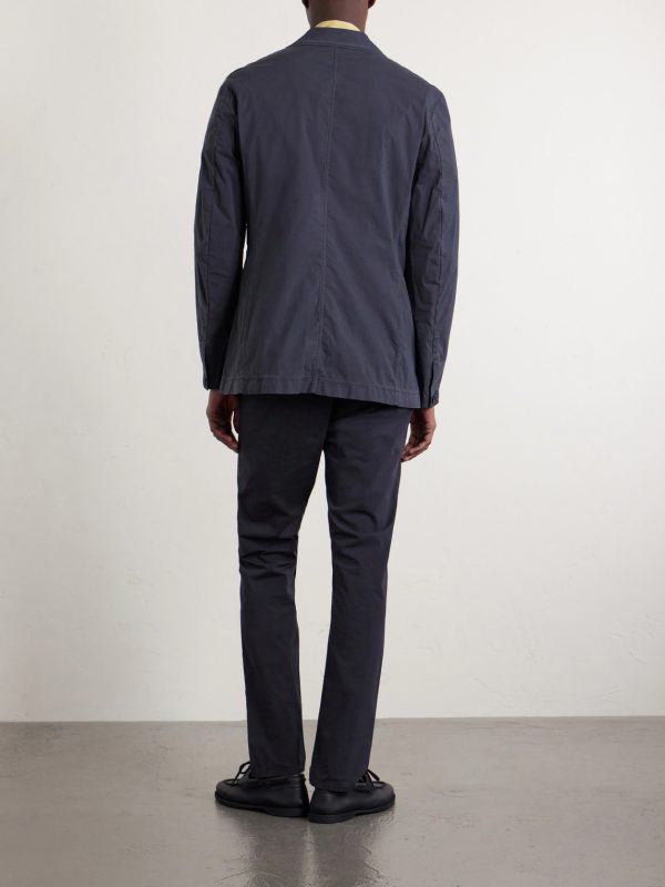 Vincent Paper Stretch-Cotton Suit Jacket - BK