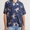 Avery Camp-Collar Floral-Print Voile Shirt - FR Avery Camp-Collar Floral-Print Voile Shirt - FR