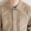 Dwight Pleated Suede Jacket - CU Dwight Pleated Suede Jacket - CU