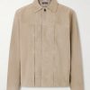 Dwight Pleated Suede Jacket Dwight Pleated Suede Jacket