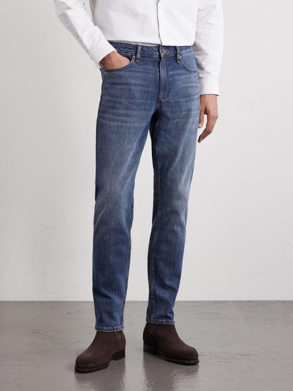 Fit 3 Authentic Slim-Fit Stretch-Denim Jeans - FR