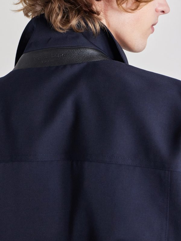 Dwight Pleated Wool-Gabardine Jacket - E1
