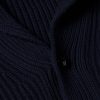 Shawl-Collar Ribbed Cotton and Cashmere-Blend Cardigan - CU