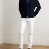 Shawl-Collar Ribbed Cotton and Cashmere-Blend Cardigan - OU