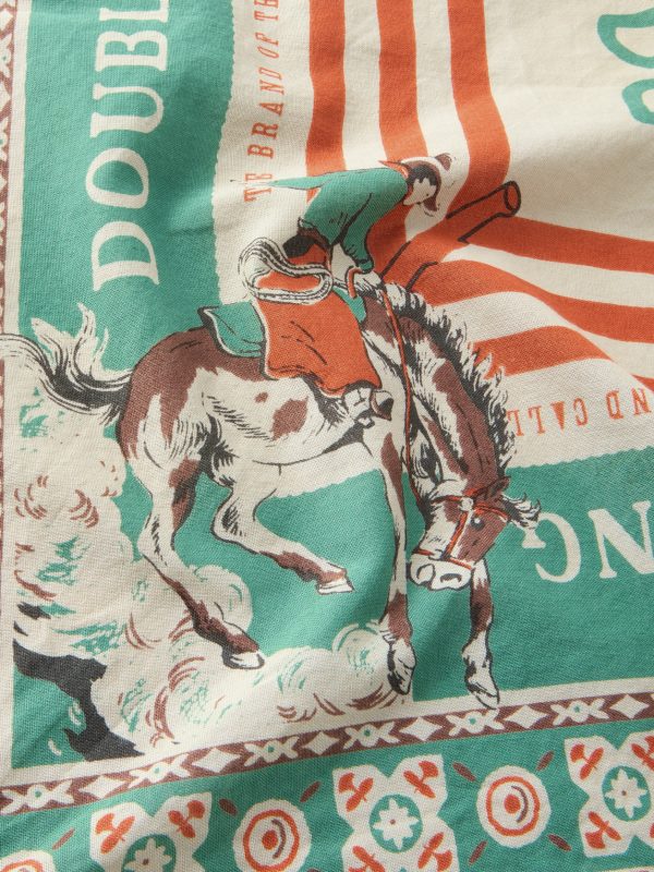 Western-Print Cotton Bandana - CU Western-Print Cotton Bandana - CU
