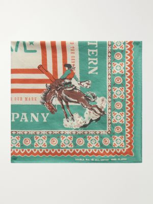 Western-Print Cotton Bandana