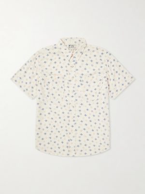 Printed Linen and Cotton-Blend Shirt Printed Linen and Cotton-Blend Shirt