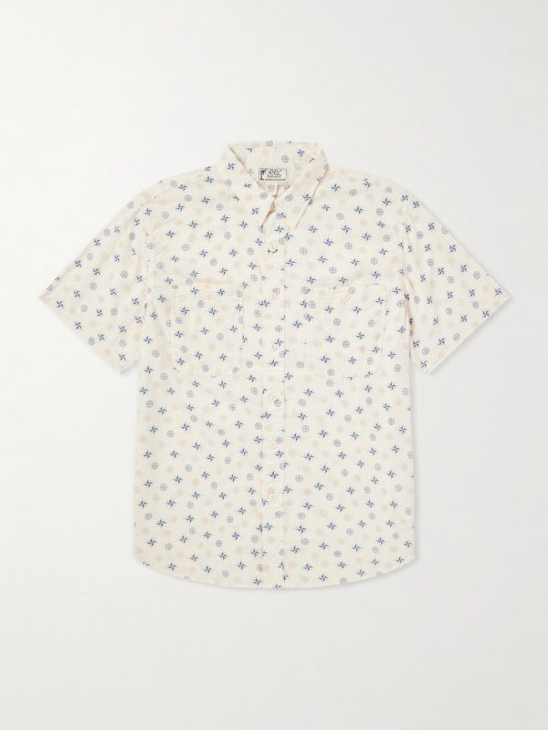 Printed Linen and Cotton-Blend Shirt Printed Linen and Cotton-Blend Shirt