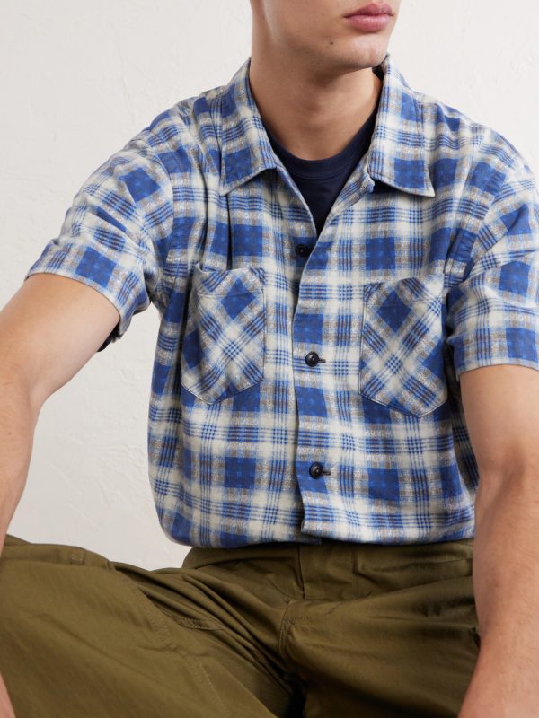 Checked Brushed Cotton Shirt - CU