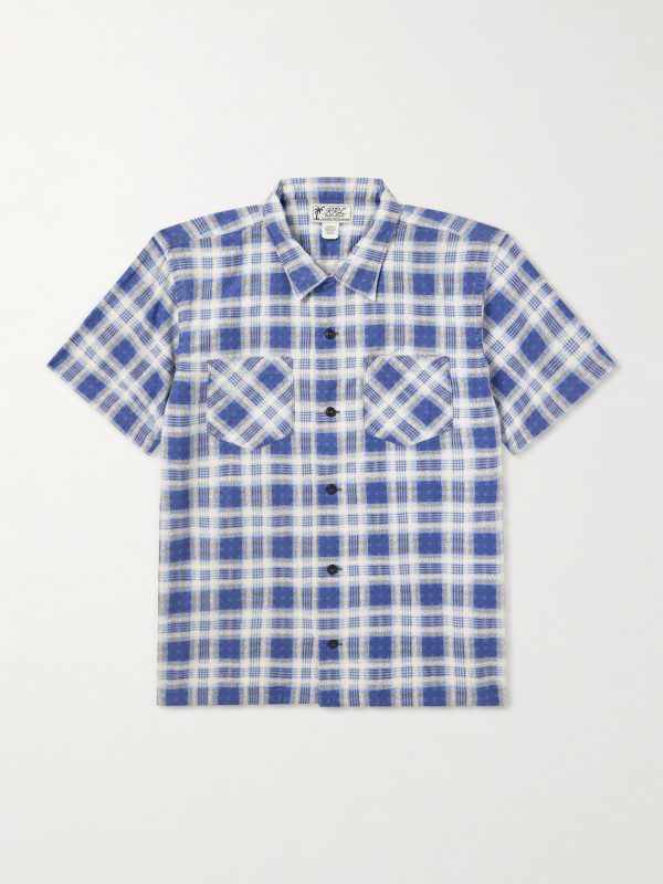 Checked Brushed Cotton Shirt