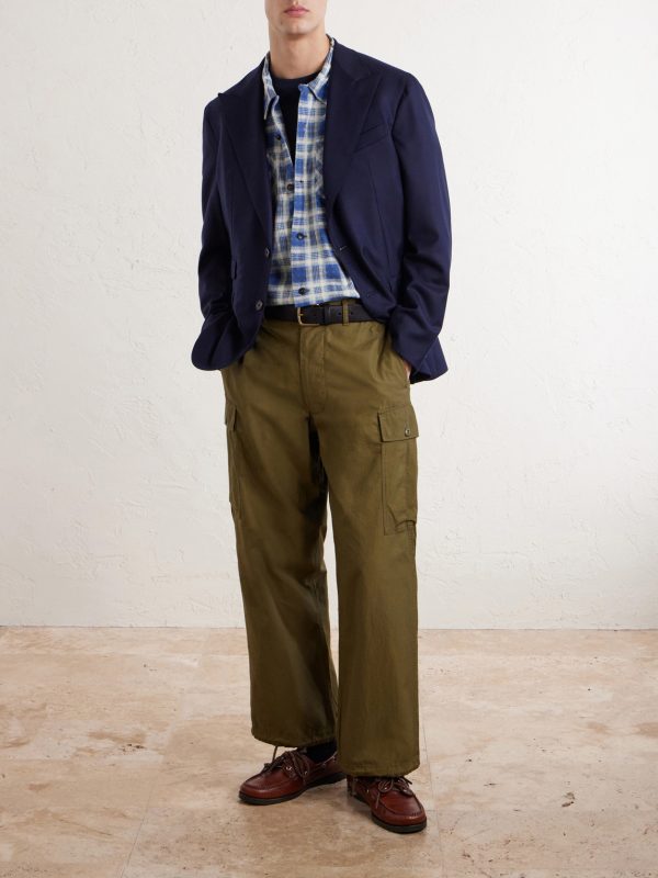Checked Brushed Cotton Shirt - OU