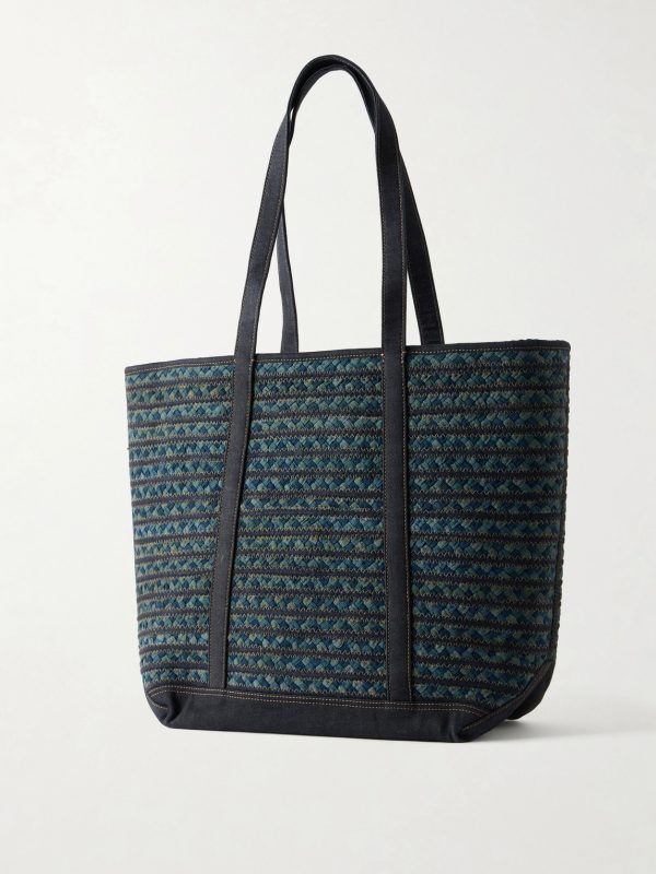 Banks Beach Medium Woven Tote - BK Banks Beach Medium Woven Tote - BK