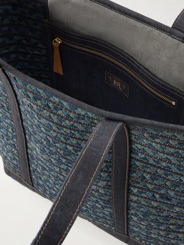 Banks Beach Medium Woven Tote - E1 Banks Beach Medium Woven Tote - E1