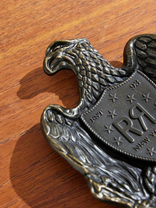 Eagle Logo-Embossed Brass Tray - CU
