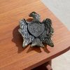 Eagle Logo-Embossed Brass Tray