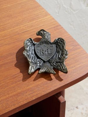 Eagle Logo-Embossed Brass Tray Eagle Logo-Embossed Brass Tray