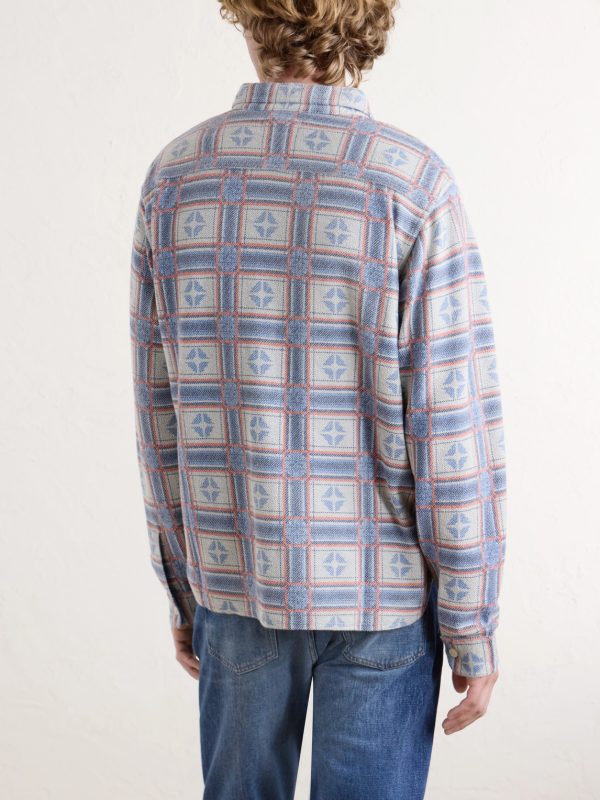 Horace Checked Cotton-Terry Shirt - BK Horace Checked Cotton-Terry Shirt - BK