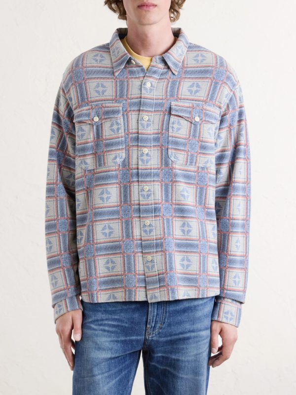 Horace Checked Cotton-Terry Shirt - FR Horace Checked Cotton-Terry Shirt - FR