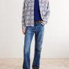 Horace Checked Cotton-Terry Shirt - OU Horace Checked Cotton-Terry Shirt - OU