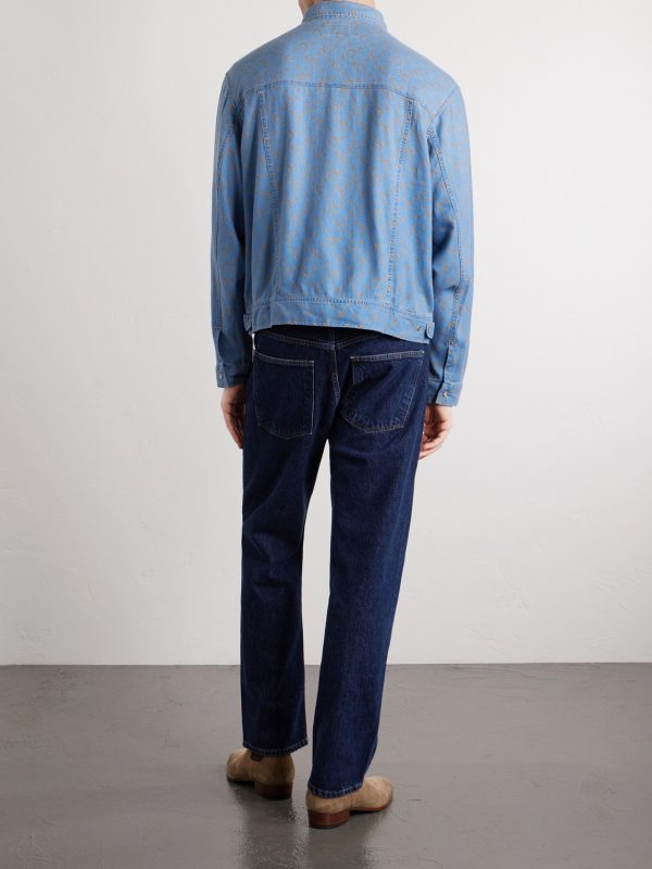 Printed Cotton and Linen-Blend Shirt - BK Printed Cotton and Linen-Blend Shirt - BK