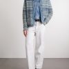 Shawl-Collar Striped Cotton and Linen-Blend Cardigan - OU Shawl-Collar Striped Cotton and Linen-Blend Cardigan - OU